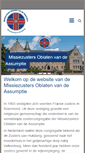 Mobile Screenshot of missiezusters-oblatenvandeassumptie.nl